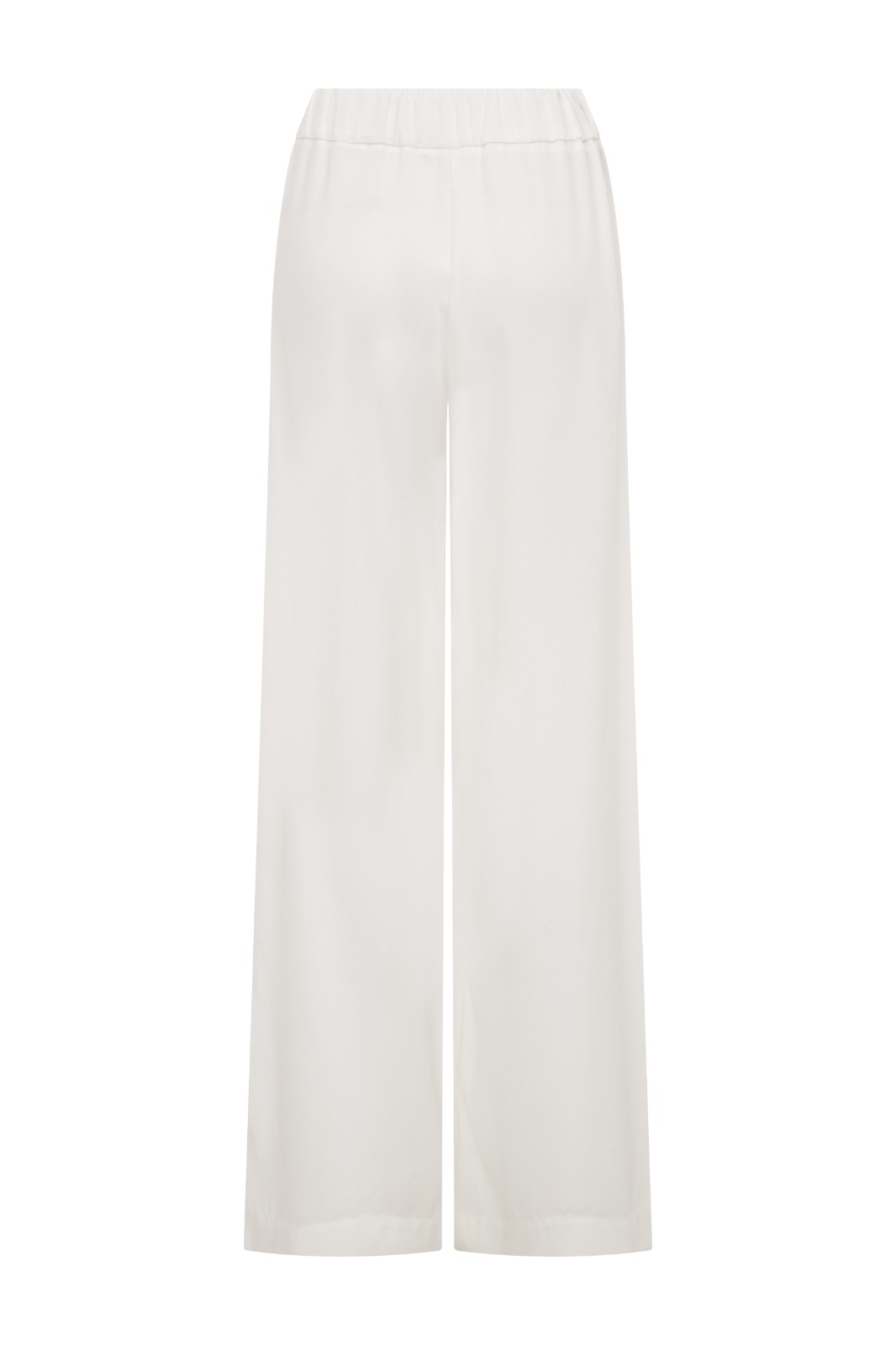 JESSIE Relaxed Fit Tencel White Trousers